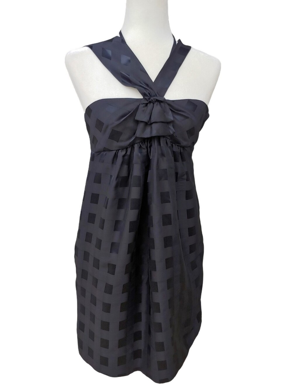 Marc by Marc Jacobs Black Silk Blend Evening Cocktail Dress Women's 4
